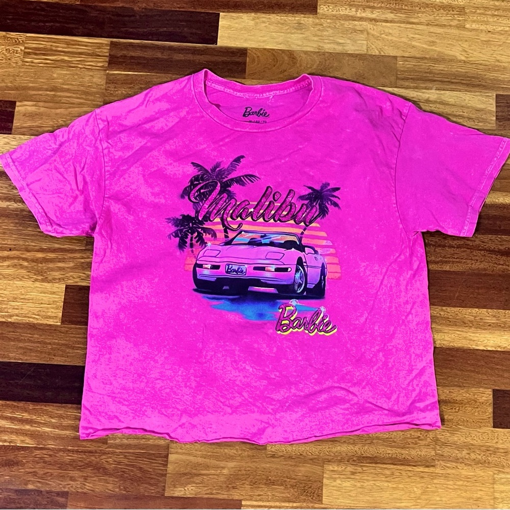 Malibu Barbie Cropped T-shirt size Large